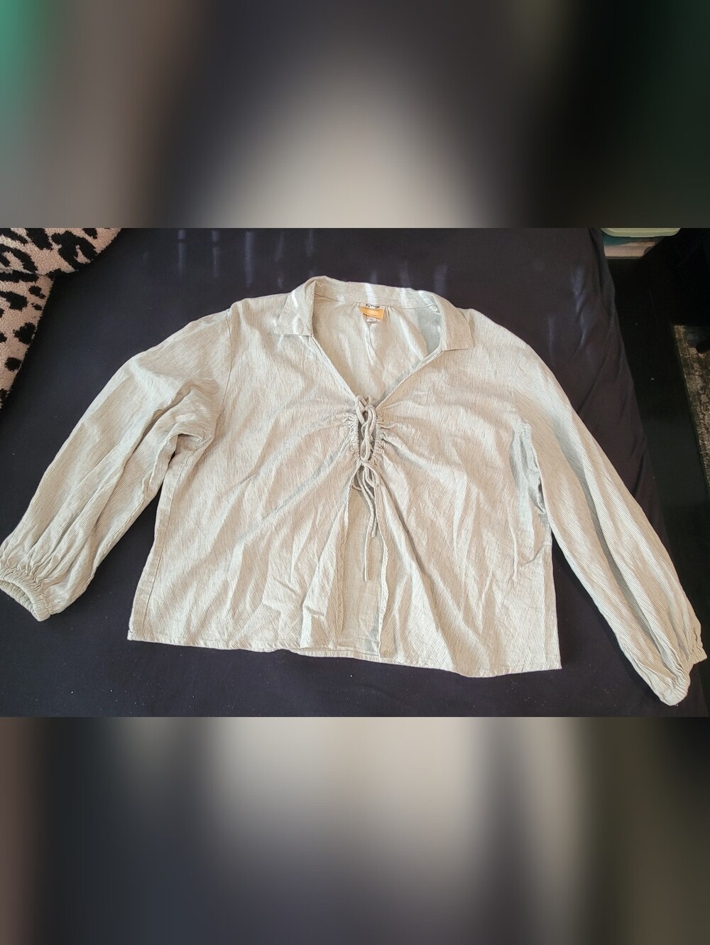 Future Collective Drawstring Front Women's Blouse